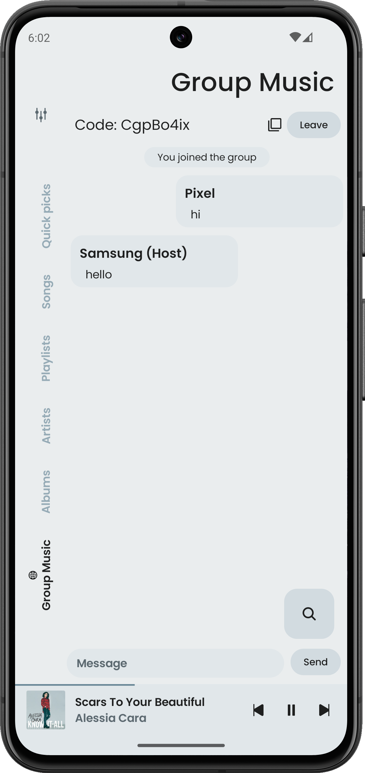Screenshot Acute Music - AcuteCoder