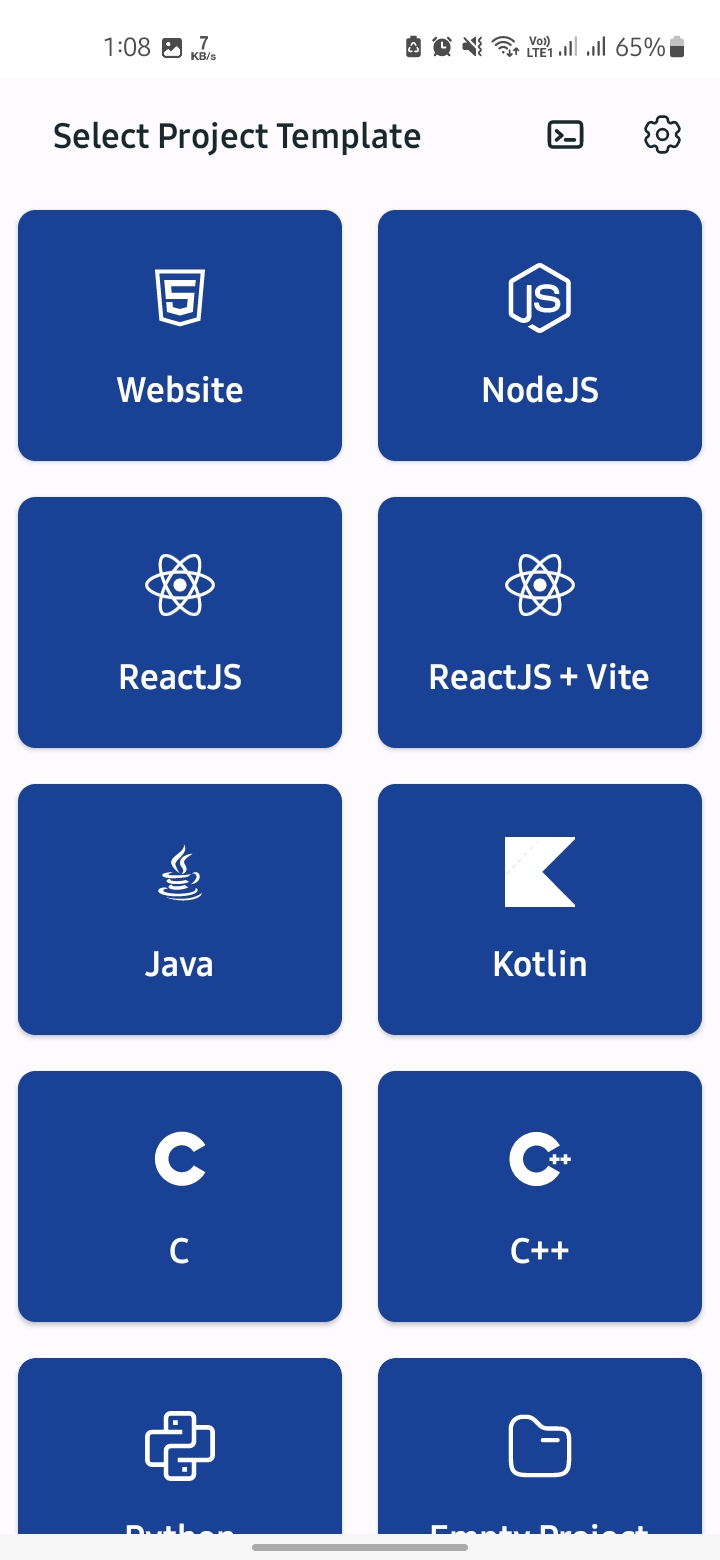 Screenshot CodeSpace - AcuteCoder